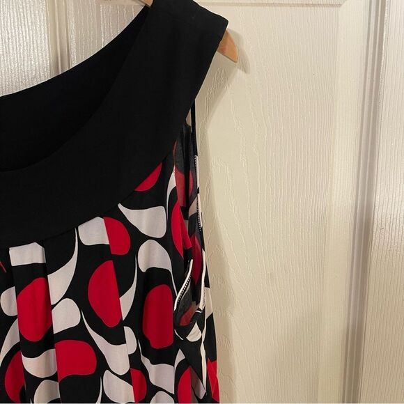 Glamour Red and Black Midi Sundress - Picture 4 of 7